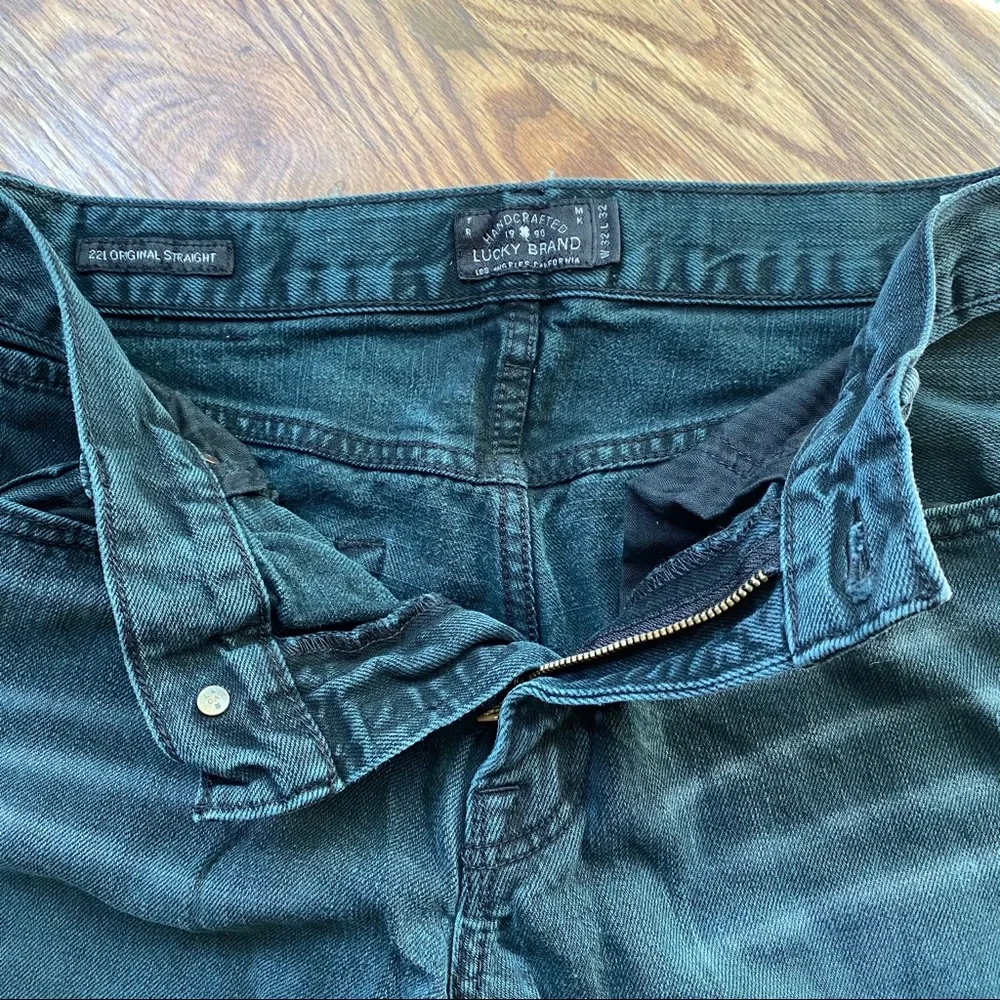 Lucky Brand Men's Straight Jeans - Dark Blue - Picture 4 of 7